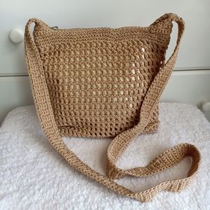 Croft & Barrow Knitted Crossbody - Beige/Tan